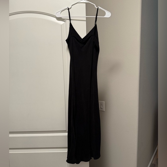Whimsy + Row Freya Slip Dress in Black - Picture 5 of 9